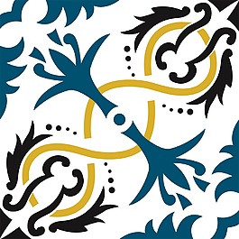 三色印花圖騰經(jīng)典填充背景素材