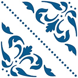 藍(lán)色花紋經(jīng)典填充背景素材