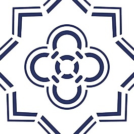 藍色幾何經(jīng)典填充背景素材