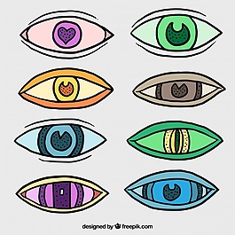 手繪眼睛素描集