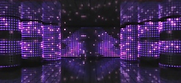 紫色霓虹燈led視頻