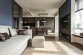 新中式簡約風(fēng)格客廳裝修效果圖