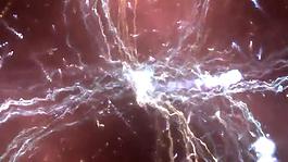 暗紅電流火花閃電視頻素材