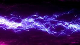 紫色電流火花延伸視頻素材