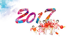 2017跳舞小孩png元素素材