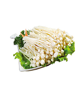 火鍋店的金針菇png元素素材