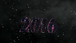唯美粒子2016文字logo視頻素材