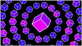 紫色科技動態(tài)視頻素材