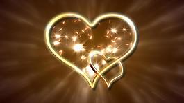 金色夢幻光暈發(fā)散視頻素材