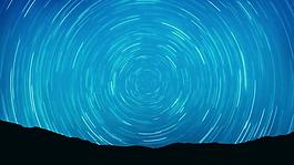 神秘夢(mèng)幻星空軌跡視頻素材