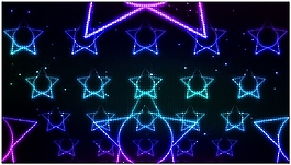 紫色粒子光線隧道視頻素材