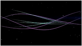 交錯(cuò)彩色線條星座循環(huán)視頻素材