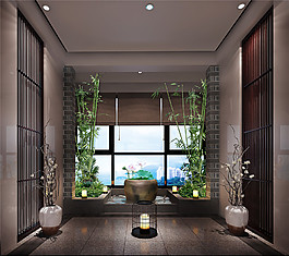 中式室內(nèi)窗戶裝修設(shè)計(jì)圖