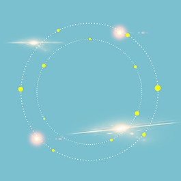 光圈发光效果字体背景星光