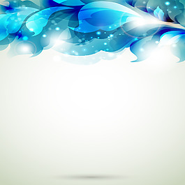夢幻藍(lán)色漸變星光背景