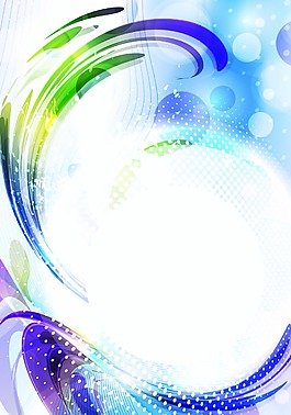 炫彩幾何背景模版