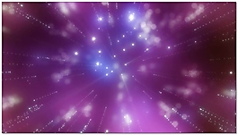 梦幻粒子星云视频素材