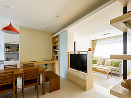 房屋兩室兩廳客廳餐廳設(shè)計(jì)效果圖