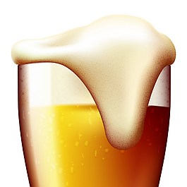 啤酒氣泡矢量素材