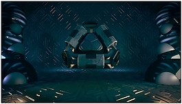 3d骷髏激光視頻素材