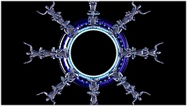 光圓3d科幻視頻素材