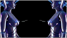 人体模型3d科幻视频素材