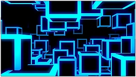 幾何結(jié)構(gòu)立體3d視頻素材