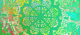 彩色光束花紋變換視頻素材