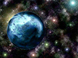 梦幻彩色宇宙背景