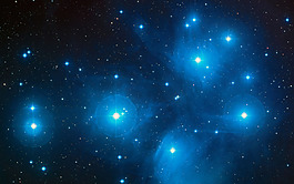 黑色宇宙發光體唯美星空背景