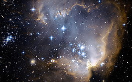 黑色夢幻宇宙唯美星空背景