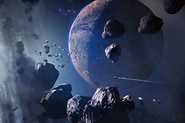 浪漫宇宙星球背景