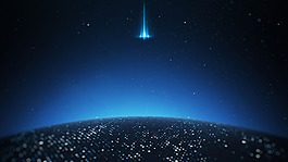 大氣夜晚星空背景