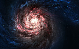 大氣旋渦宇宙唯美星空背景