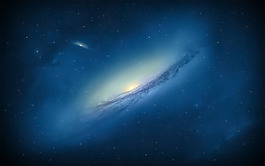藍(lán)色夢(mèng)幻宇宙唯美星空背景