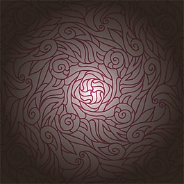 迷幻線條矢量素材