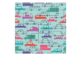 藍(lán)色汽車矢量素材