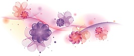 彩色花朵圖案矢量素材
