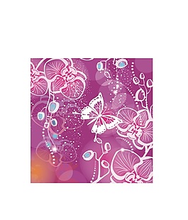 紫色印花圖案矢量素材