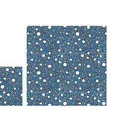 藍(lán)色雪花矢量素材