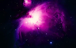 梦幻紫色星球背景
