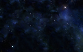 簡(jiǎn)約藍(lán)色星空背景素材