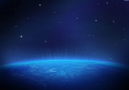 簡(jiǎn)約藍(lán)色星空背景