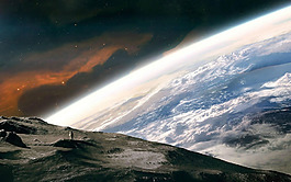 大氣宇宙地球背景