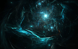 炫彩宇宙星空背景