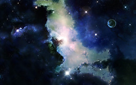 大氣科幻宇宙背景