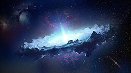 梦幻创意宇宙唯美星空背景