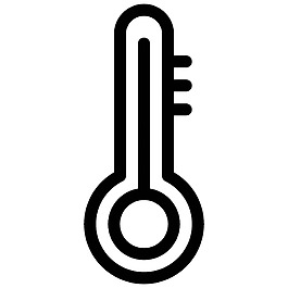 抽象氣溫計(jì)圖標(biāo)免摳png透明素材