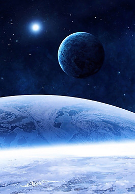 太空宇宙星系唯美星空背景