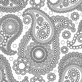 灰色花纹矢量素材